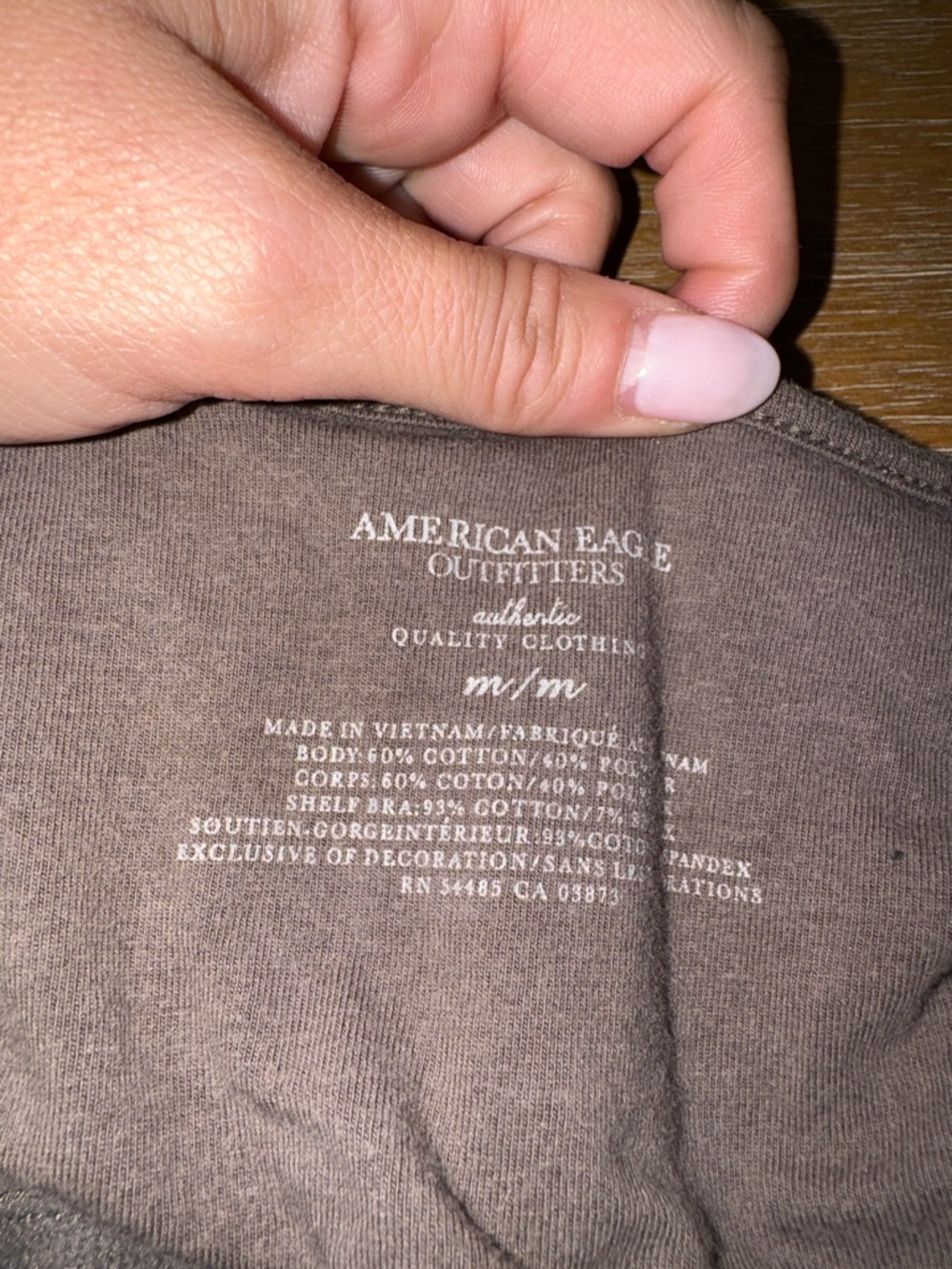 Y2K American Eagle Outfitters Chocolate Brown Babydoll Tank - Picture 2 of 4